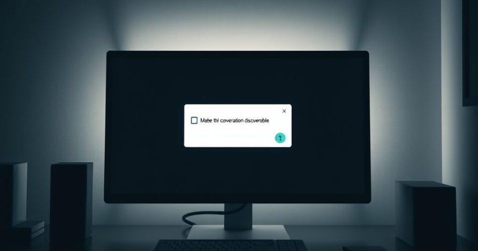 عين بشرية تعكس محادثة مع شات جي بي تي – تعبير عن مراقبة الخصوصية
