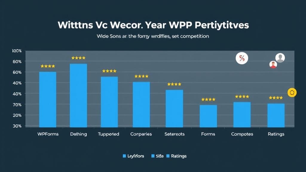 مقارنة WPForms مع أدوات بناء نماذج أخرى في 2025.
