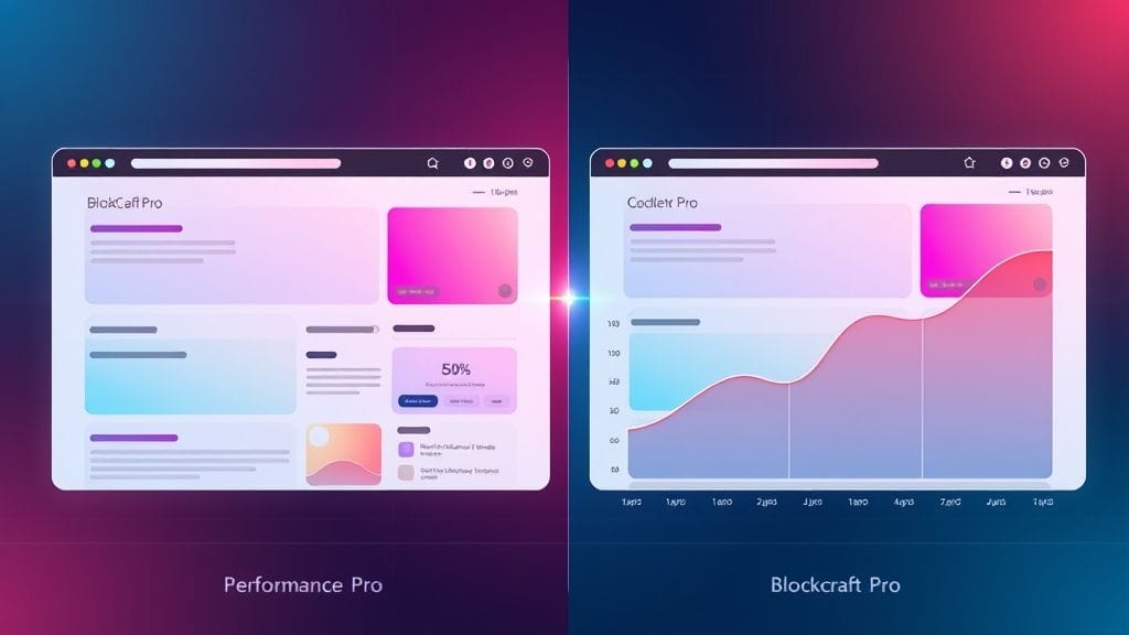 مقارنة أداء BlockCraft Pro مع إضافات Gutenberg الأخرى
