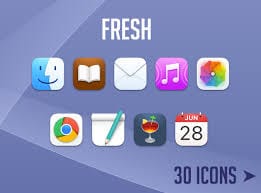 واجهة macOS 26 مع خلفية ديناميكية و dock تفاعلي.