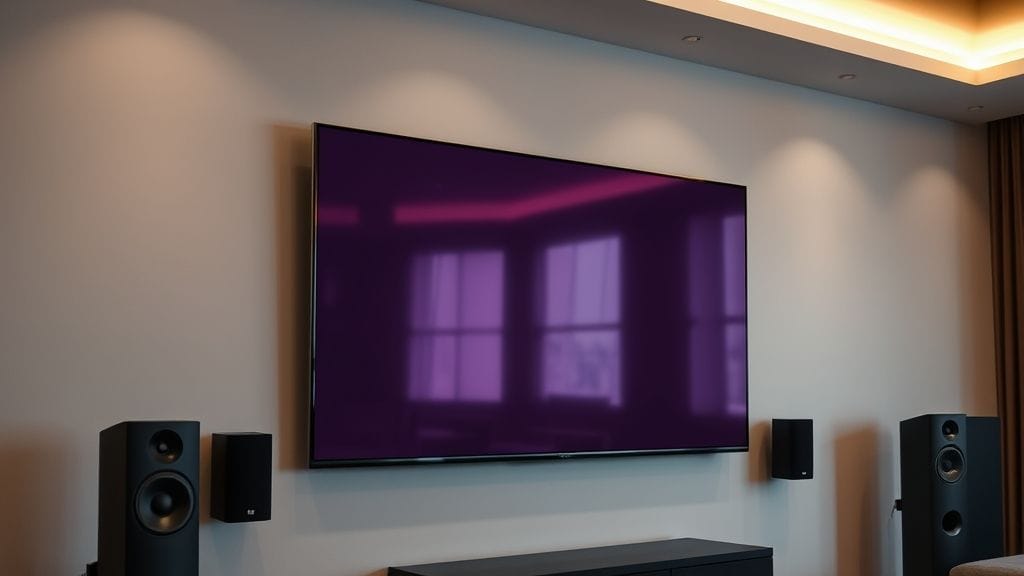 تصميم رقيق لشاشة LG G5 OLED 2025 على الحائط.