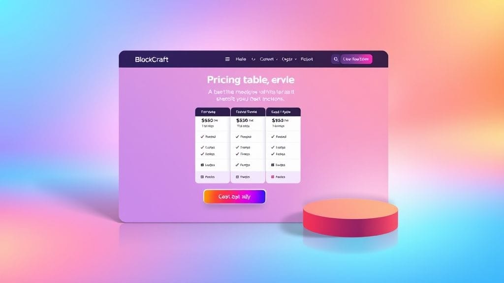 صفحة هبوط احترافية مصممة بـ BlockCraft Pro في 2025