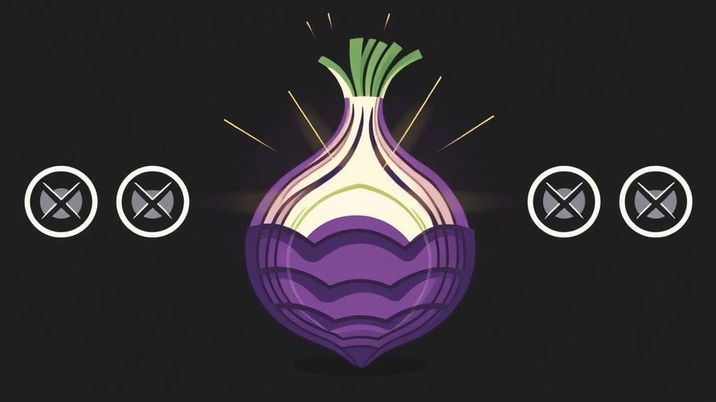 شبكة Tor كبديل للإخفاء الرقمي المتقدم