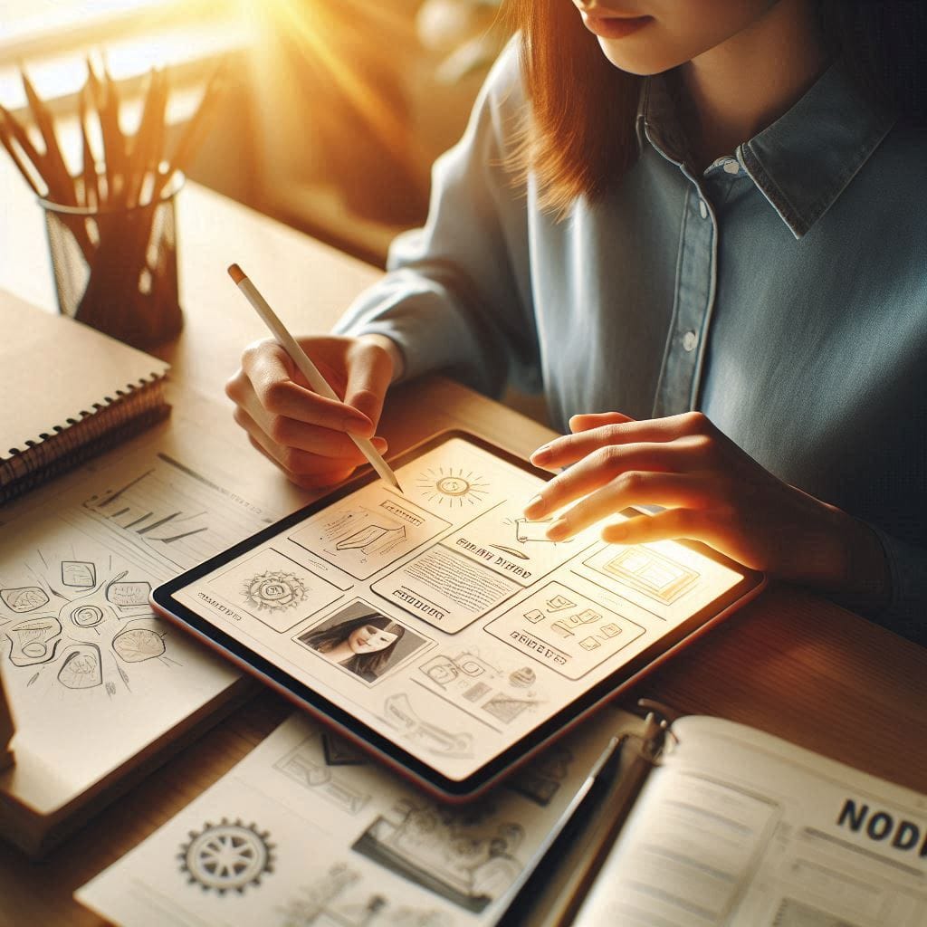 تتبع الامتحانات في تطبيق Notion.